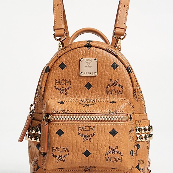 MCM Mini Studded Backpack - Picture 2 of 2